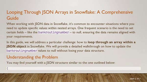 How to Easily Update Values in JSON Arrays in Snowflake Using object_insert and Regular Expressions