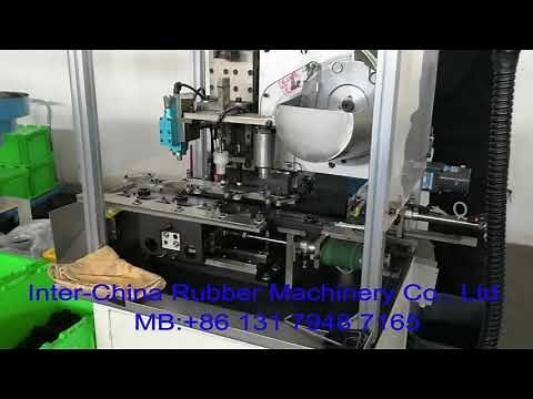 Fully Automatic Oil Seal Spring Loading Machine with grease injector, machine for oil seals,