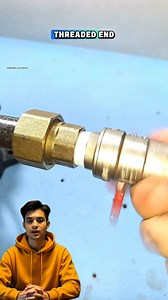 "Connecting valve safely with thread tape." #PipeConnections #plumbinghacks | Potemaster Fans | Facebook