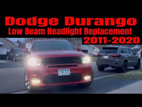Dodge Durango Headlight Replacement (Low Beam)
