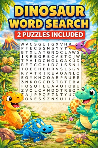 Dinosaur Word Search Printable for Kids | Dinosaur Activity Worksheet | Dinosaur Birthday Party Game | Classroom Activity | Preschool Puzzle - Etsy Canada