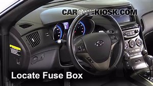 Interior Fuse Check: 2013 Hyundai Genesis Coupe 2.0T Premium 2.0L 4 Cyl. Turbo