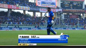 IND vs WI 2019, 2nd ODI: KL Rahul Wicket