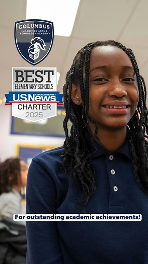 Our dedication to providing a high-quality, personalized education has resulted in our school being ranked #24 Elementary Charter School and #15 Middle Charter School in Ohio🎉 | Columbus Humanities, Arts and Technology Academy