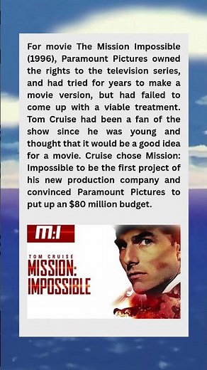 Mission Impossible (1996) - The Impossible Dream From TV Series to Blockbuster