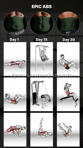 💥 Epic 30-Day Abs Challenge for a Shredded Core! 🏆