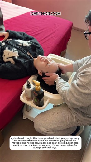 My husband bought this #shampoo basin during my pregnancy. It's so comfortable