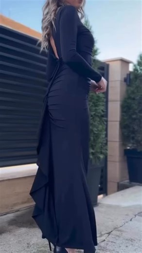 La Ninette on Instagram: "Our signature ruched maxi dress is now available @4800ksh in Classic Black and Royal Plum sizes S-L Its sculpting, smoothing, and contouring in all the right places. Dm to order or call @0708494946 Available for pickup & fitting: 📍 KTDA Farmers Building, Room 116 #fyp #trending #ootd #fashionstyle #style"