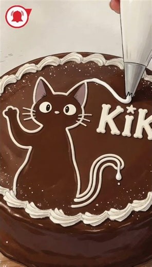 Baking Kiki’s Chocolate Cake 🍰🐈 | Ghibli Bakery Aesthetic