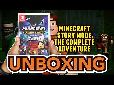 Minecraft Story Mode The Complete Adventure (Nintendo Switch) Unboxing !!