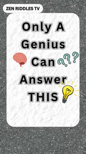 99% Will Fail! ❌ Mind-Bending Riddle with Answer #ZenRiddles