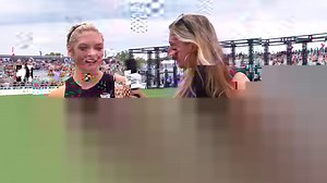 50K views · 324 reactions | Fittest Woman in the U.S. Haley Adams wins Bike to Work with a time of 38:23.74. For time: 75 toes-to-bars 5-mile bike 75 chest-to-bar pull-ups 5-mile bike | The CrossFit Games | Facebook