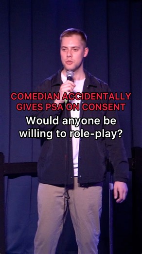 Stand up turned accidental consent PSA #standupcomedy #standupcomedian #crowdwork #comedyreels | Bo Johnson Comedy