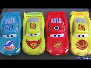 5 Color Changers Cars 2 Raoul Caroule Rusteze Mcqueen Dinoco Bob Cutlass Colour Changers