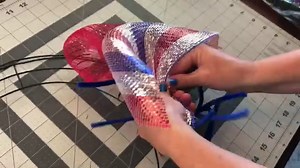 DIY Fourth Of July Deco Mesh Wreath
