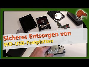 Safe disposal of Western Digital (WD) USB hard drives