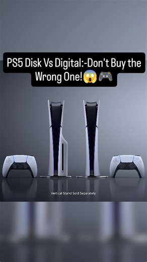 Roshan Pandey on Instagram: "PS5 Disk Vs Digital:-Don't Buy the Wrong One!😱🎮 . . . . . #reels #instagram #viral #reelsinstagram #gaming #gamingsetup #ps5 #gta6"