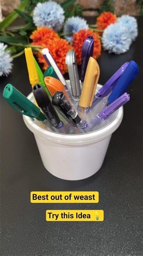 best out of weast biryani box reused ideas try this Idea 💡#shortsfeed #trending #viralvideo #art