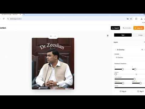 Text Behind Picture | Add Text Behind Picture | #ai #freetools #aitools
