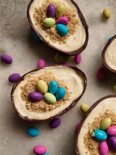 Delicious Cheesecake-Filled Easter Eggs Recipe
