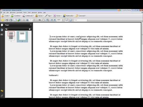 Touch Up Text Tips in Adobe Acrobat