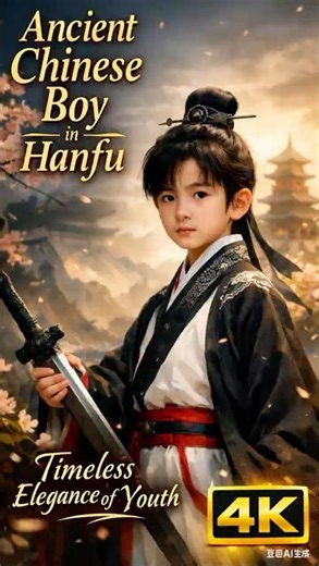 Ancient Chinese Boy in Hanfu 4K | Timeless Elegance of Youth