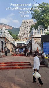 6.9K views · 990 reactions | Present scenario in alipiri srinivasa Divya anugraham side as on 3/11/25 8.22am | Dharani Krishna Yn | Facebook