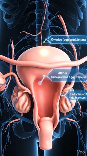 Inside the Female Body – Full 3D Anatomy Revealed #viral #viralshort #viralshorts #ytshorts