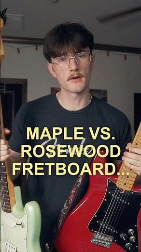 Maple vs. Rosewood fretboard… #guitar #guitarist #guitartalk #fretboard #guitartips