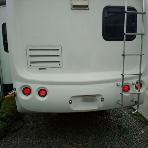 4Pcs 4 Inch Round LED Trailer Tail Lights Red 24 LED Waterproof, 4 Inch Round Led Stop Turn Brake Tail Lights Flush Mount for Trucks RV Include Lights Grommets 3-Prong Wire Pigtails 12V Sealed