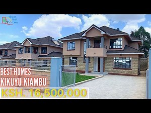 Touring THE NEWEST MANSIONS IN KIKUYU- Kiambu County - Gated Estate with a STYLE