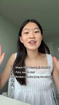End of summer 2026 bucket list before college ‼️ it’s gone by so quickly