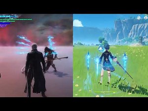 Devil May Cry 5/Genshin Impact: Vergil's Moveset
