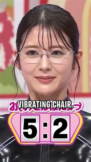 Japanese Game Show Vibrating Chair Challenge! 💀🤣 #shorts #viral #funny #japan