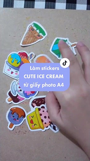 Làm stickers từ giấy A4 - Cách làm sticker bằng giấy A4