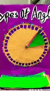 Mathematics Working Project Types of Angles ☺️☺️#mathsproject