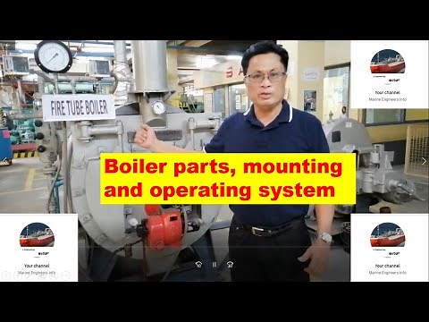 Boiler parts, mounting and operating system