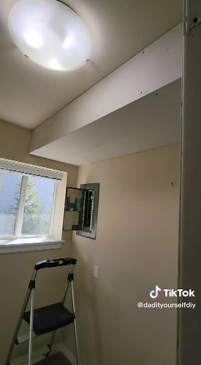DIY HVAC Closet Cover-Up for Laundry Room