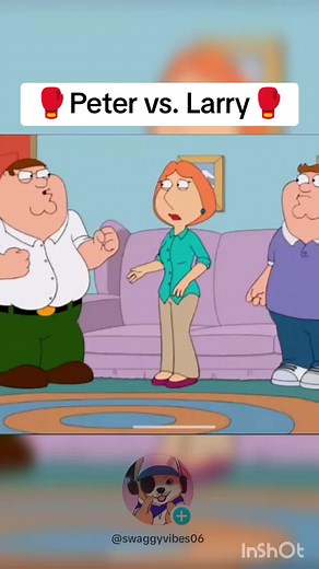 Family guy - Peter vs Larry #familyguy #familyguyclips #petergriffin #larry #comedyvideo #fyp #animation #fight