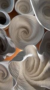 Philip Soucy’s hand-built sculptures are an intimate dialogue between artist and material, each piece formed through the meditative process of coil building. The resulting sculptures blend elements of landscape and object, recalling natural formations like hillsides, mountain facades, and layers of sediment. Their shapes feel both organic and intentional, reflecting the balance between Soucy’s careful process and the clay’s natural behavior. By working with the material’s tendencies, Soucy creat