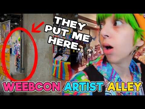 this con was a hot mess... | WEEBCON 2026 artist alley vlog