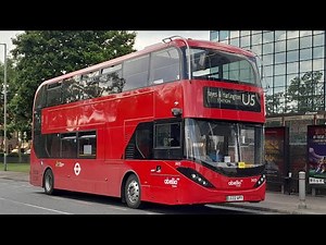 Full Route Visual. U5 Hayes & Harlington, Blyth Road - Uxbridge, York Road. LG22APY. 3435. Abellio.