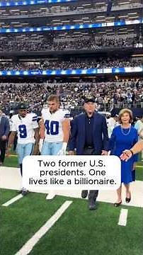 Two former U.S.presidents. Onelives like a billionaire.