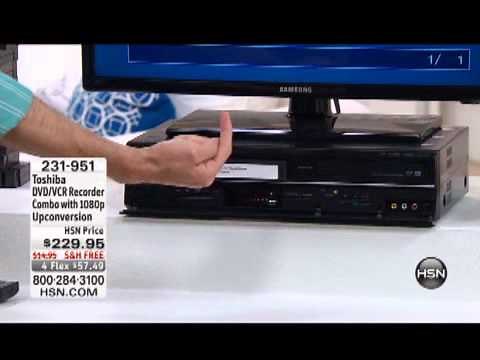 DVD/VCR Recorder Combo with 1080p Upconversion