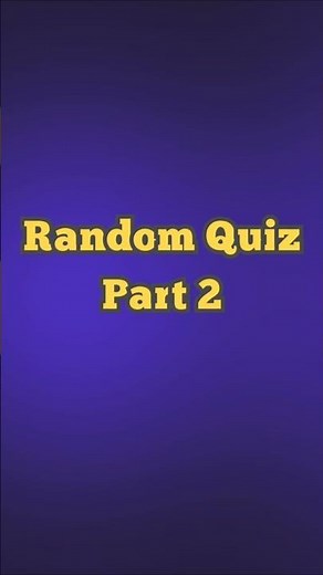 Random Quiz Part 2| #shorts #viralshorts #quiz
