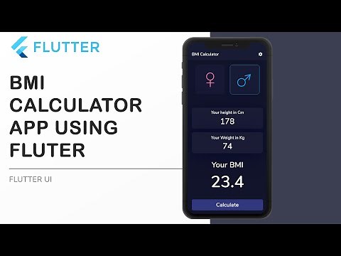 Flutter BMI Calculator Application - Speed Code