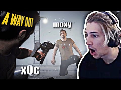 WHAT A TWIST! xQc & Moxy Play A Way Out ENDING!
