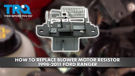 How to Replace Blower Motor Resistor 1998-2011 Ford Ranger