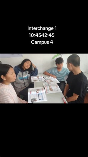 Group Discussion using 'Present Continuous' Interchange 1 10:45-12:45 Campus 4