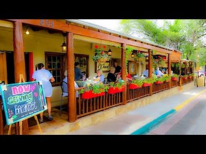 Dining at El Farol Restaurant, Canyon Road, Santa Fe, New Mexico